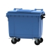 660 Litre Wheeled Bin in Blue