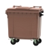 770 Litre Wheeled Bin in Brown