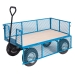 Plywood Base Platform Truck With Mesh Sides