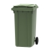 Green 240 litre wheelie bin