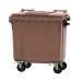 Brown 770 litre wheeled bin