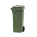 Green 80 Litre Wheelie Bin