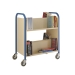 Double Sided Book Trolley