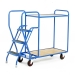 2 Tier Tray Trolley With Plywood Shelves