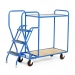 2 Tier Tray Trolley With Plywood Shelves