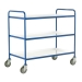 Three Tier Trolley With White Epoxy Trays