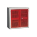 Red Mesh Door Cabinet