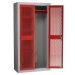 Red Mesh Door Cabinet