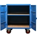 Mobile Storage Vault Cabinet With Shelves