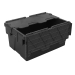 55 Litre Plastic Stack and Nest Crate Tote Boxes