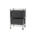 Chrome Euro Box 2 Tier Trolley