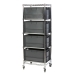 Chrome Euro Box 4 Tier Trolley