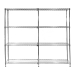Chrome Wire Shelving Bay With Extension Bay