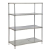 Plastic Plus Shelving Bay With Solid Shelving