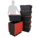 Black And Red 55 Litre Containers