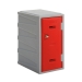 Plastic Locker in Red