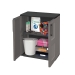 CLD084D Double Compact Cupboard Open