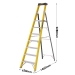 7 Tread Glass Fibre Platform Stepladder Dimensions