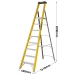 8 Tread Glass Fibre Platform Stepladder Dimensions