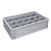 Basicline Euro Container With 15 Compartments