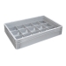 Basicline Euro Container With 15 Hole Glassware Inserts