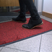 Washable Entrance Matting In Red
