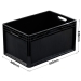 600 x 400 Black Lightline Euro Container