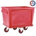 CT88 Large Plastic Container on Wheels in Red