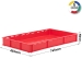 Stacking Confectionery Trays Slotted Sides and Vented Base