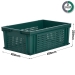 Green Euro Containers with Air Holes