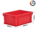 Small Red Euro Container M207A