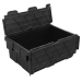 45 Litre Black Plastic Storage Box