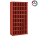 Steel Bin Cabinet In Red