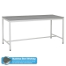 Traditional Square 4-leg Frame Design Workbench with Stainless Steel Worktop
