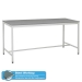 Traditional Square 4-leg Frame Design Workbench with Steel Worktop