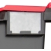 Clear Label Holder On LC3 Plastor Black and Red Crates