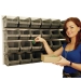 Galvanised Steel Picking Bins Louvre Panels - XL Bins