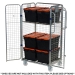 4 Sided Merchandise Trolley - Roll Cages with Tote Boxes