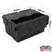 Black Recycled Plastic Crates