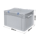 Euro Container Case with Hinged Lid And Hand Grips