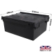 Extra Large Plastic Storage Crate Box 103 Litre