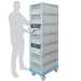 Order Picking Trolley With 7 Euro Containers
