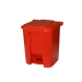 30 Litre Pedal Bin In Red