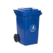 80 Litre Wheeled Bin In Blue