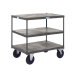 Shelf Trolleys with 3 Tier Timber Shelving