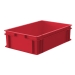 Red Plastic Stacking Containers - M208A