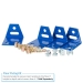 Floor fixing kit for racking