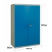 Louvre Support Bin Cabinets Dimensions