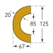 Pipe Protection 85mm Inside Diameter