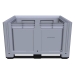 Large Plastic Pallet Box with 2 Runners Side View